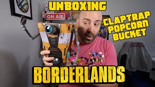 Borderlands Claptrap Popcorn Bucket  Unboxing [upl. by Ernaline]