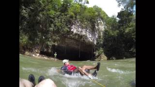 Butts Up Cave Tubing in Belize [upl. by Luap]