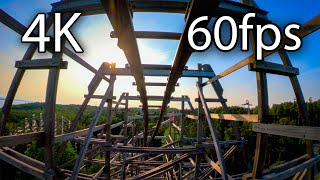 Wildfire horizon leveled front seat onride 4K POV 60fps Kolmården Kolmarden [upl. by Oiril324]