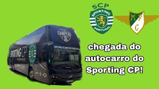 Chegada do autocarro do Sporting CP 💚🦁 vs Moreirense [upl. by Hagerman]