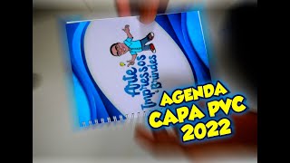 Como personaliza Agenda capa PVC Passo a Passo [upl. by Notaes]