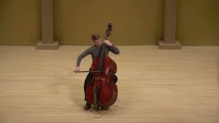 Verbier Festival Orchestra 2024 Audition  WIlliam DeslauriersAllain Double Bass [upl. by Maggie]