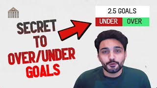 SECRET TO OVERUNDER GOALS  Football Betting Tips and Strategies [upl. by Itida]