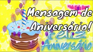 Feliz aniversário amigo a  Gif de aniversário [upl. by Nahta]