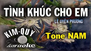 TÌNH KHÚC CHO EM  KARAOKE  Tone NAM  CĐô trưởng [upl. by Phillips346]