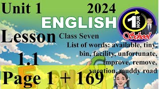 English Class 7 Unit 1 Page 1 English Class 7 2024 Class 7 English new curriculum 2024 syllabus [upl. by Dempstor]