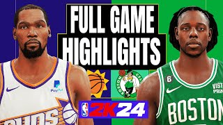 Phoenix Suns vs Boston Celtics  NBA 2K24 Concept Gameplay  PC [upl. by Anemaj]