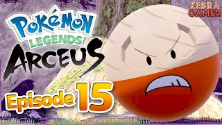 Electrode Battle  Pokemon Legends Arceus Gameplay Walkthrough Part 15  Lord of the Hollow [upl. by Okiron858]