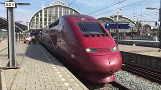 Drivers Eye View TGV Thalys Amsterdam Brussels 2015 [upl. by Godber]