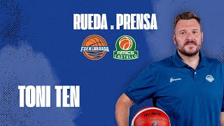 Rueda de prensa Toni Ten  Baloncesto Fuenlabrada  Amics Castelló [upl. by Alderman943]