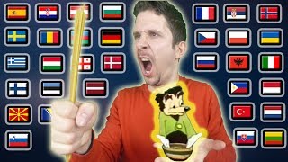 MEME How To Say quotSOMEBODY TOUCHA MA SPAGHETquot In 32 Languages [upl. by Aggappora]