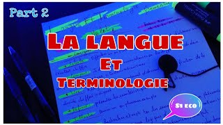 La Langue Et Terminologie S1 Économie Part 2 [upl. by Harcourt]