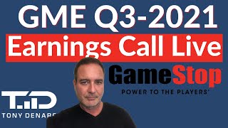 GME Q32021 Earnings Call LIVE Gamestop Earnings Call with Tony Denaro [upl. by Odlawso]