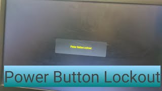 How to Solve Power Button Lockout Hp Monitor  power button lockout hp monitor Power Button Lockout [upl. by Mia]