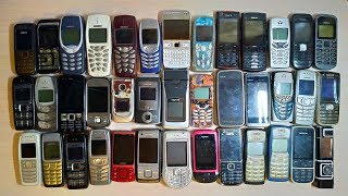 All my old NOKIA phones collection [upl. by Tailor]