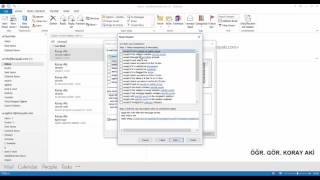 Outlook 2013 Otomatik Mail Cevaplama [upl. by Warford562]