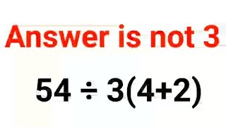 54÷342 The answer is not 3 Many got it wrong Ukraine Math Test math percentages ukraine [upl. by Ardiedak]