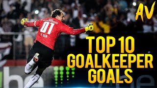 Top 10 Goalkeeper Goals In Football History [upl. by Sofko]