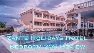 Zante Holidays Hotel Kalamaki  Bedroom 205 Review [upl. by Teresa346]