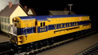 Williams Virginian FM Trainmaster Basic Operation [upl. by Ecinev]