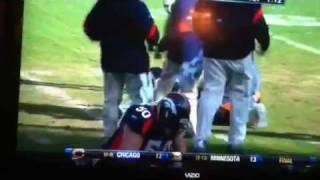 Denvers Chris Kupers injury WATCH THIS [upl. by Ahsaf22]