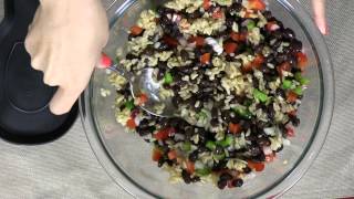 Black Bean and Rice Salad [upl. by Yrrap412]