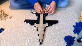 Building a Big Lego FA18 Super Hornet [upl. by Jasisa]