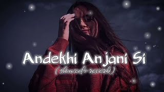 Andekhi Anjani si lofi reverb slow motion song ❤️❤️❤️🕊️🕊️ [upl. by Ayet]