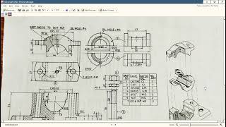 1 Learn to read Product Drawing  BodyCasting part Plummer Block Designing autodesk engineering [upl. by Renate]