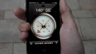 iPhone Compass amp Dishpointer to find TX Satellites [upl. by Hgiel]