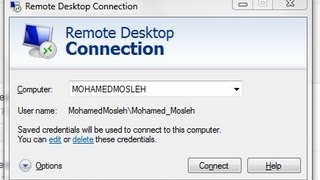 Remote Desktop Connection التحكم بكميبوتر آخر MohamedMoslehG [upl. by Nirek954]