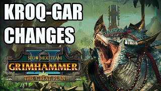 New KROQGAR Changes SFO Grimhammer Patch  The Great Plan  Total War Warhammer 2 [upl. by Urbas]