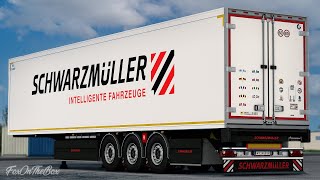 ETS2 148 Schwarzmuller KOS T3E Trailer Mod By Gloover  Euro Truck Simulator 2 Mod [upl. by Ibby]