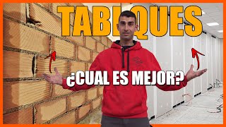 🔶Tabique YESO LAMINADO pladur o LADRILLO 🔶 ¿CUAL ES MEJOR [upl. by Trilbie]