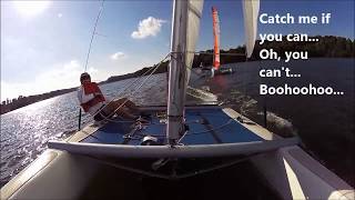 Nacra 50 Smokes Astus 165 Sport Trimaran [upl. by Warfourd]