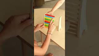 Beads Abacus Montessori Rainbow Personalized Gifts For Kids [upl. by Sharl]