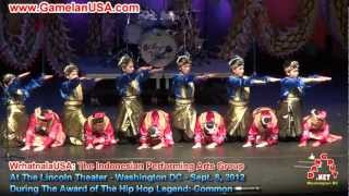 TARI SAMAN INDONESIA DANCE AMERIKAHIP HOP LEGEND COMMON AWARD EVENTLINCOLN THEATER WASHINGTON DC [upl. by Arte862]