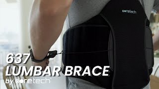 The CoreTech 637 Lumbar Brace [upl. by Sparkie]