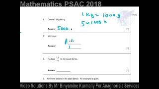 Question 7 PSAC 2018 [upl. by Neenad]