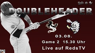 Baseball Bundesliga 2024 Stuttgart Reds vs Hünstetten Storm Spiel 2 [upl. by Suilenroc827]