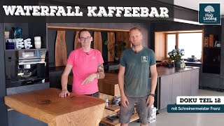 Waterfall Kaffeebar aus Massivholz bauen  HolzLiebling Küchen Doku Teil 12 [upl. by Goldina462]