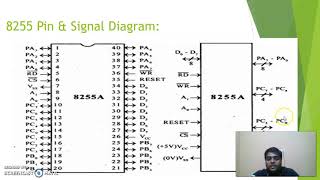 Pin diagram of 8255 [upl. by Anoo]