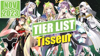 Tier list Tisseur dâme  Healer  Soul Weaver fr novembre 2023  Epic Seven [upl. by Servetnick]