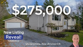 🎥Video Tour of 210 Hammond River Road Quispamsis NB E2G 1G4🎥 [upl. by Haakon]