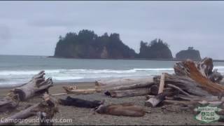 Quileute Oceanside Resort La Push Washington WA  CampgroundViewscom [upl. by Bernardina424]