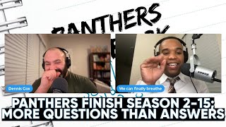 Carolina Panthers finish season 215 with more questions than answers after 2nd straight shutout [upl. by Enelia]