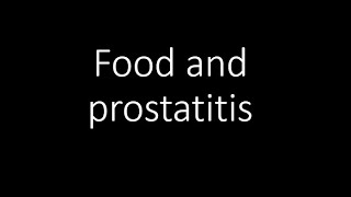 Can food fix chronic prostatitis [upl. by Nyleek76]