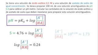 pKa y pH  Cómo preparar un buffer de acetatos [upl. by Goldenberg171]