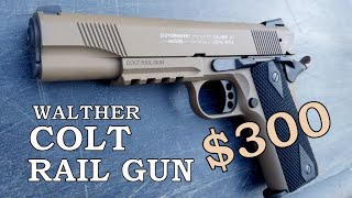 quotColtquot Walther 1911 22 LR Rail Gun  Is It A Reliable amp Accurate 300 Pistol  Shooting Review [upl. by Cower875]