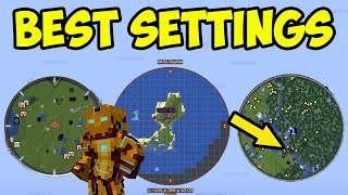 Minecraft Xaeros Minimap 1211 BEST SETTINGS all main settings 2024 [upl. by Cykana740]